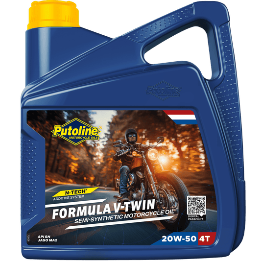Putoline FORMULA V-TWIN 20W-50 4L SEMI-SYNTHETIC, API SM, JASO MA2
