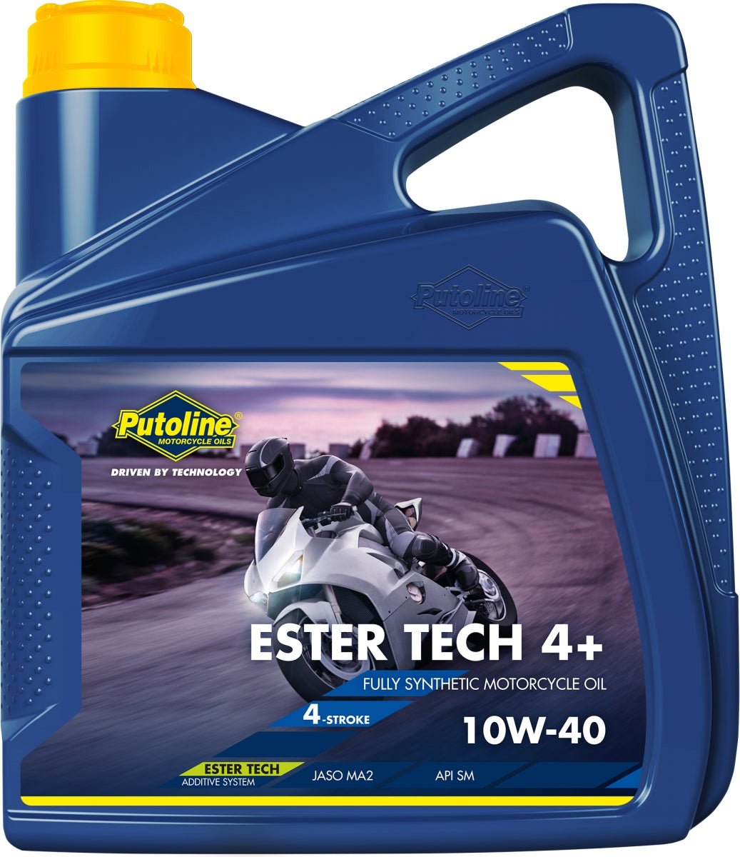 Putoline ESTER TECH 4+ 10W-40 4L FULLY SYNTHETIC, API SM, JASO MA2 - MxProStoreParts