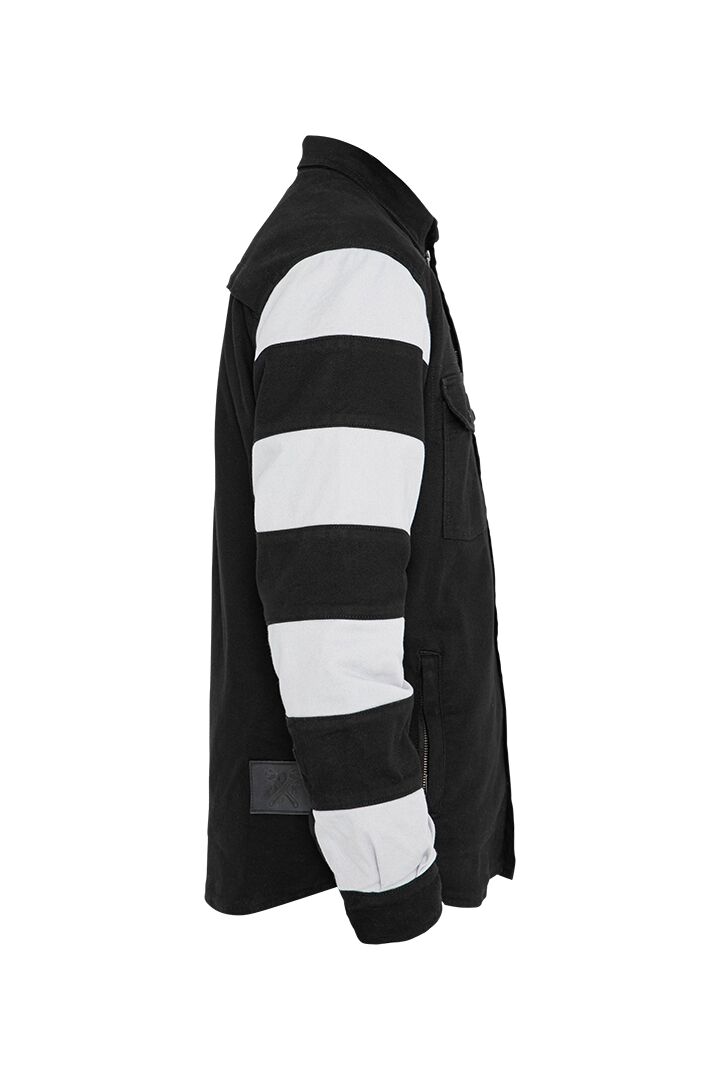 JOHN DOE Motoshirt herenjas zwart/wit 5XL - MxProStoreParts
