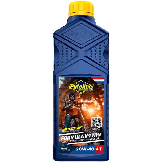 Putoline FORMULA V-TWIN 20W-40 1L SEMI-SYNTHETIC, API SM, JASO MA2