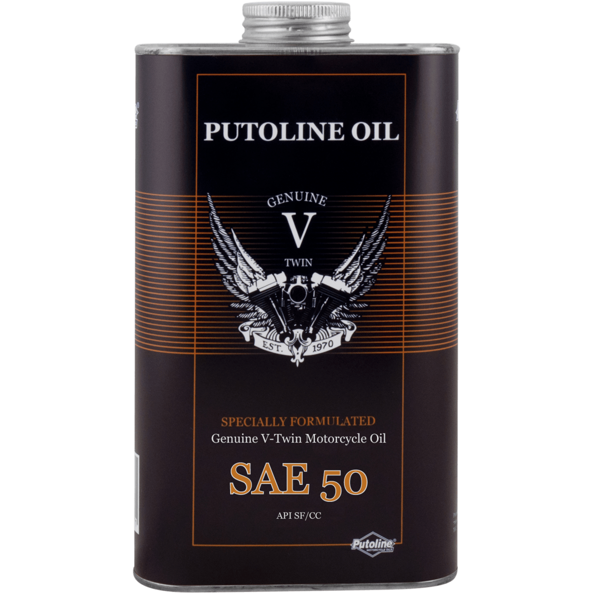 Putoline GENUINE V-TWIN SAE 50 1L MINERAL, API SF - MxProStoreParts