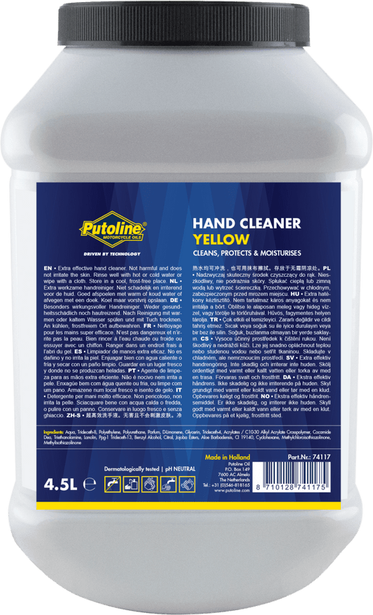 Putoline HAND CLEANER YELLOW 4,5L