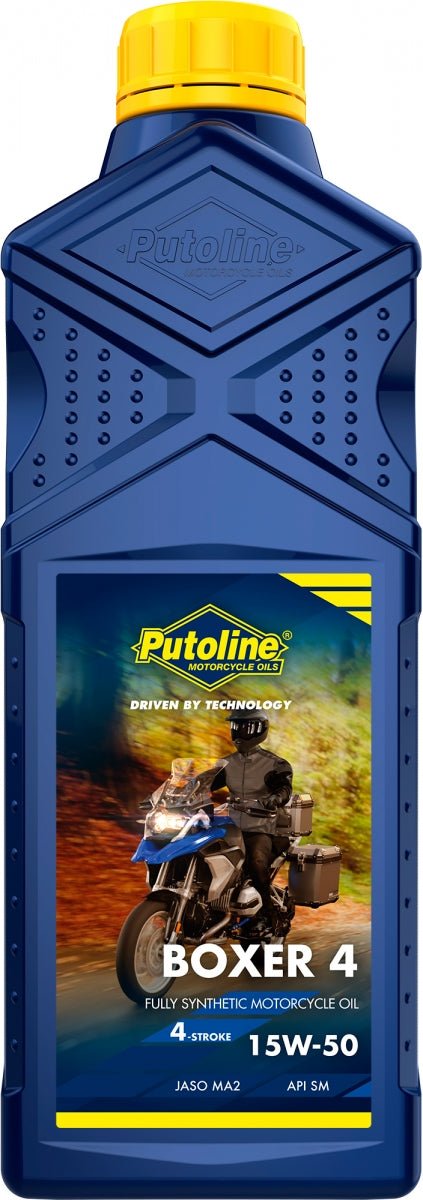 Putoline BOXER 4 15W-50 1L FULL SYNTHETIC, API SM, JASO MA2 - MxProStoreParts