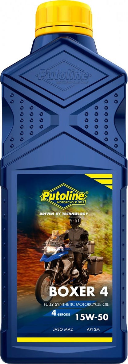 Putoline BOXER 4 15W-50 1L FULL SYNTHETIC, API SM, JASO MA2 - MxProStoreParts