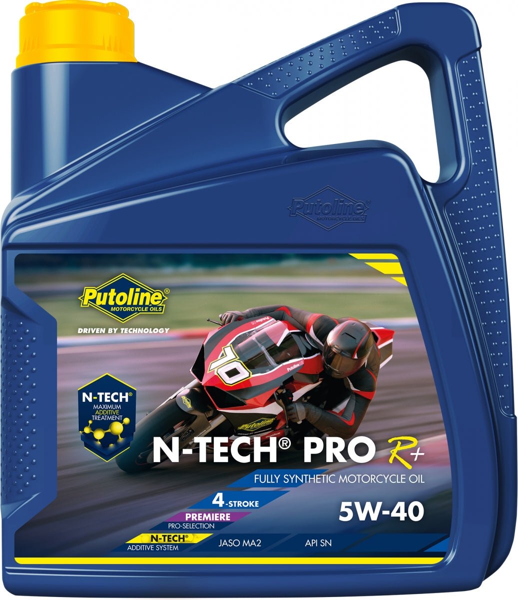 Putoline N-TECH PRO R+ 5W-40 4L FULLY SYNTHETIC, API SN, JASO MA2 - MxProStoreParts