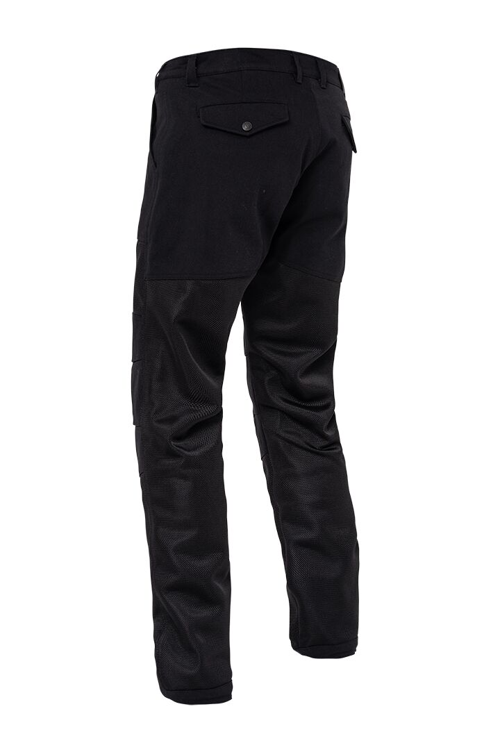 JOHN DOE Aero Mesh textiele herenmotorbroek zwart 36/32 - MxProStoreParts