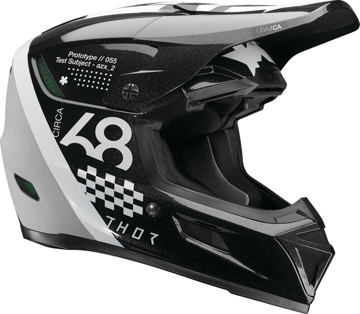 THOR Reflex Sport Riot MIPS cyclo-cross helmet – Grey/Black/White matte - MxProStoreParts
