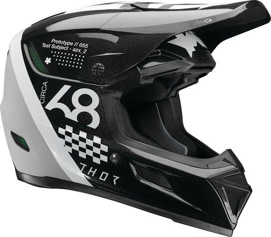 THOR Reflex Sport Riot MIPS casque cross – Gris/Noir/Blanc mat