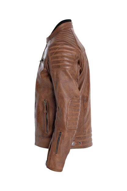 JOHN DOE Dexter leren herenjas bruin 3XL