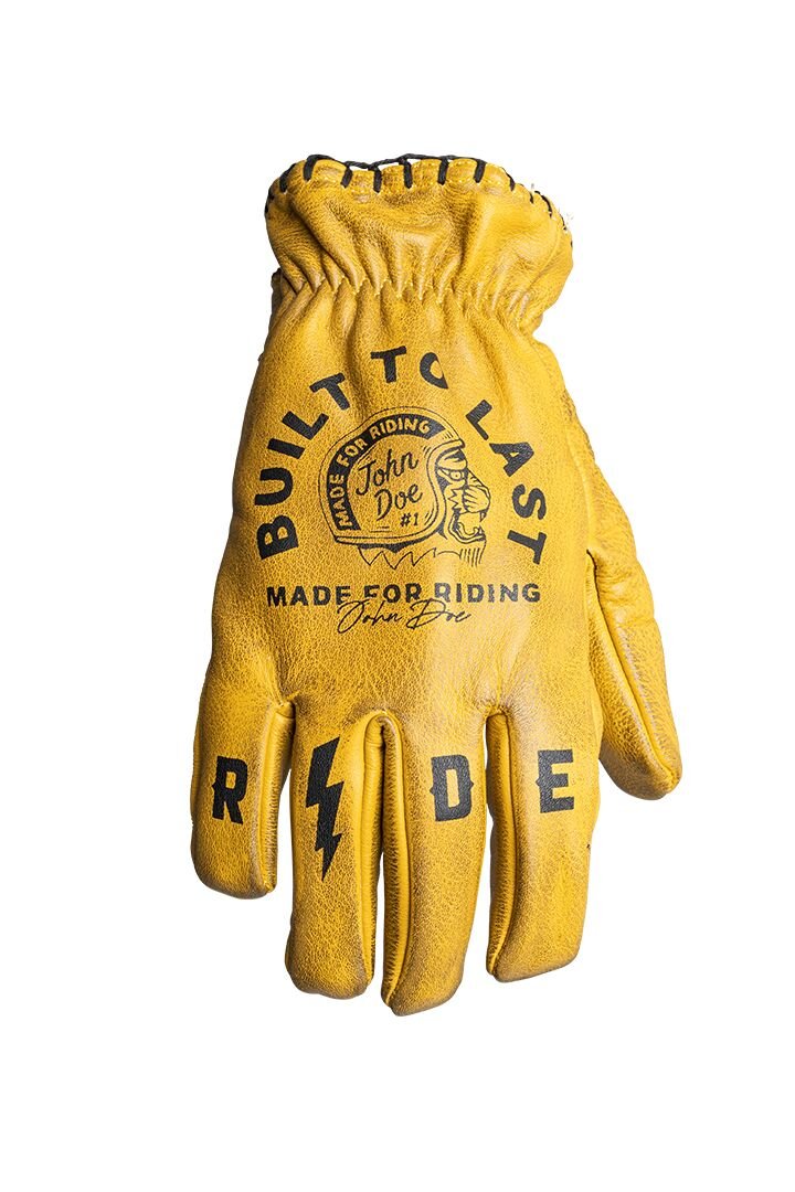 JOHN DOE Coyote handschoenen geel/zwart, maat S - MxProStoreParts