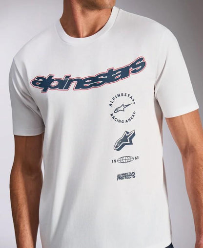 Alpinestars T-Shirt Abus SS CSF White - MxProStoreParts