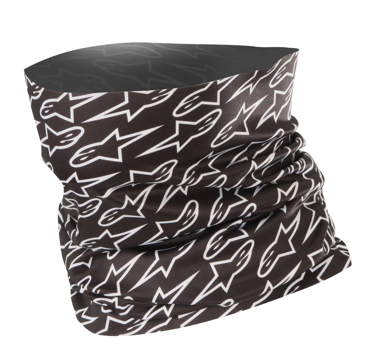 Alpinestars Neck warmer Contours Black/White – 4759319-12 - MxProStoreParts