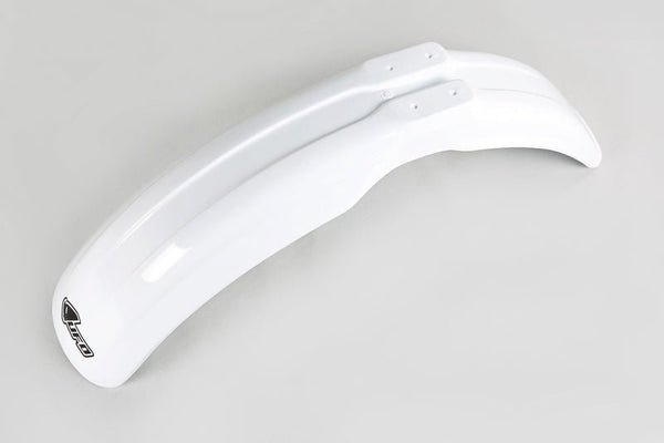 UFO guardabarros delantero de plástico, Blanco/Blanco - MxProStoreParts