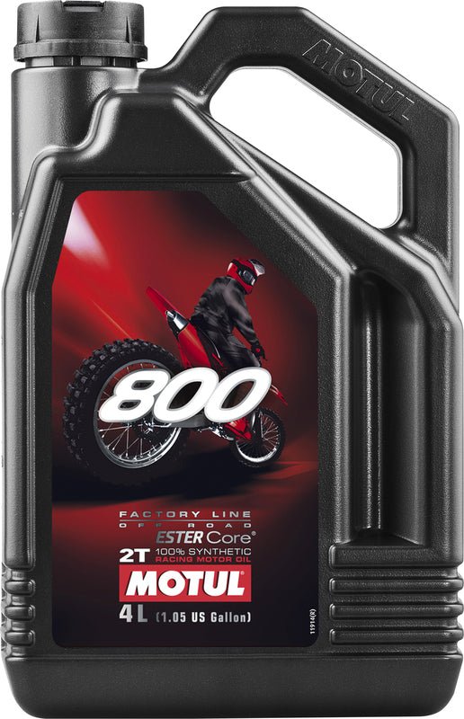 MOTUL 800 Factory Line Off-Road Racing 2T motorolie - 4L - MxProStoreParts