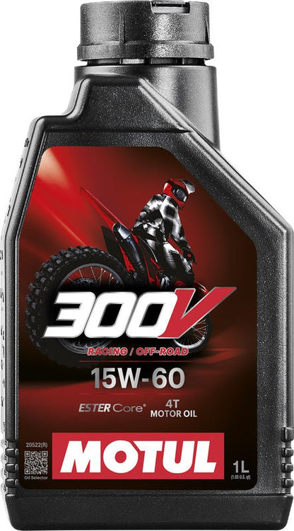 MOTUL 300V Factory Line Off Road Racing 4T motorolie - 15W60 1L - MxProStoreParts