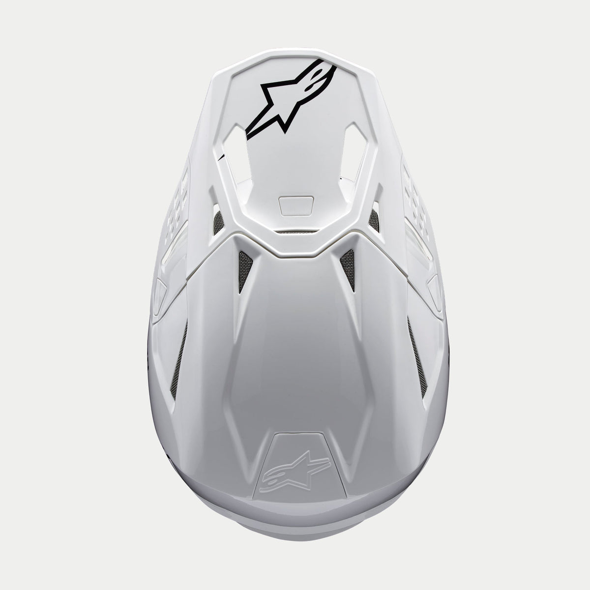 Alpinestars Supertech M10 Solid Helmet ECE 22.06 Gloss White - MxProStoreParts