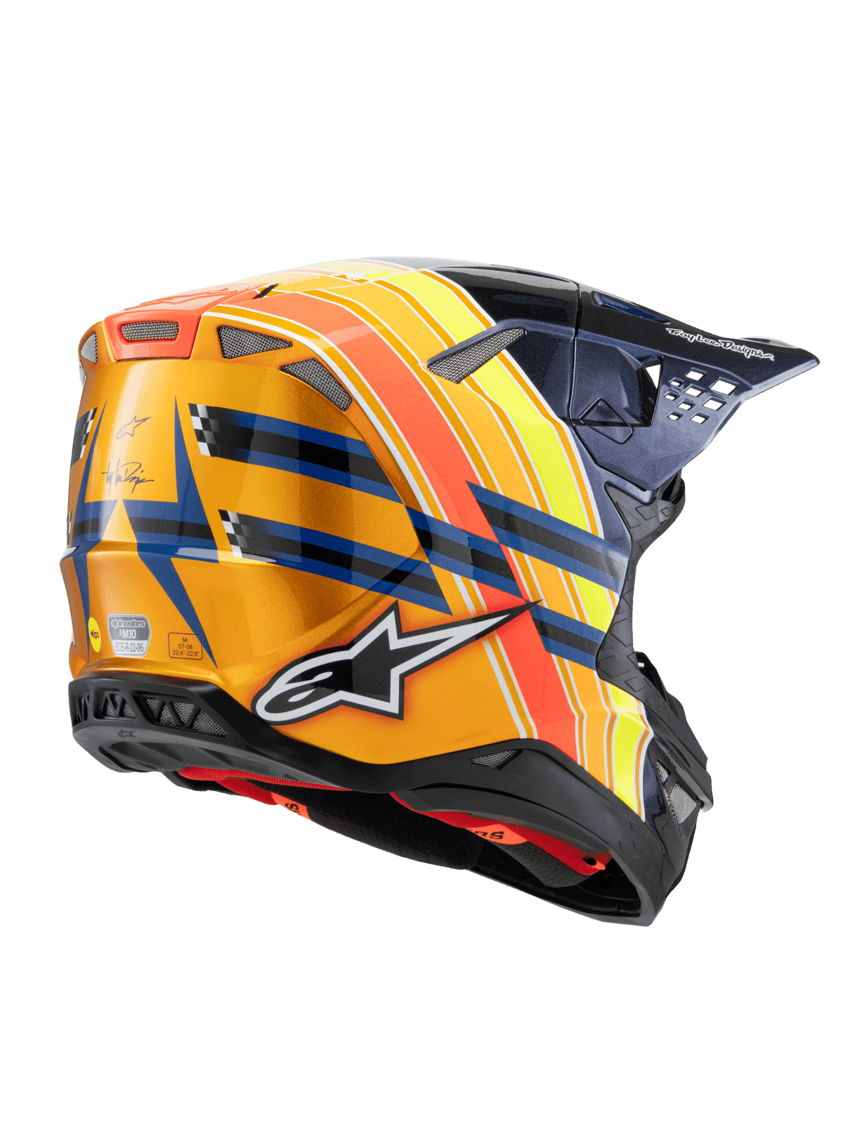 Alpinestars Supertech M10 Edición TLD Casco de Motocross - MxProStoreParts