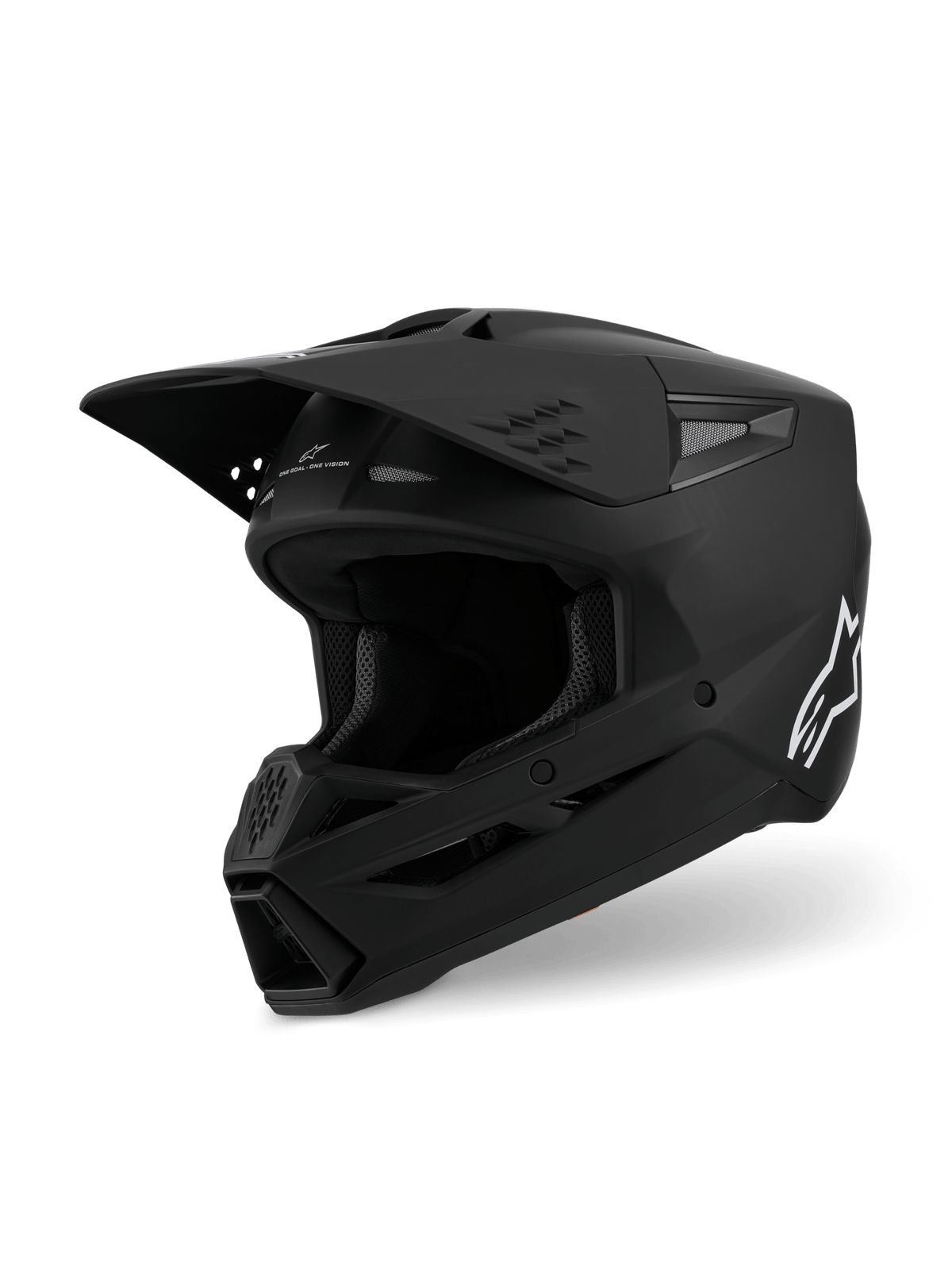 Alpinestars S-M3 Solid Casco de moto ECE 22.06 Negro Mate - MxProStoreParts