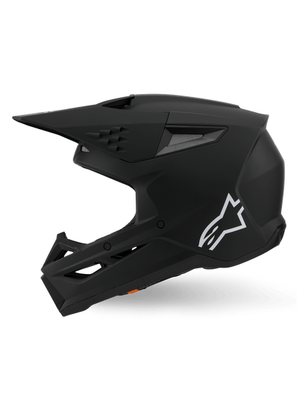 Alpinestars S-M3 Solid Casco de moto ECE 22.06 Negro Mate - MxProStoreParts