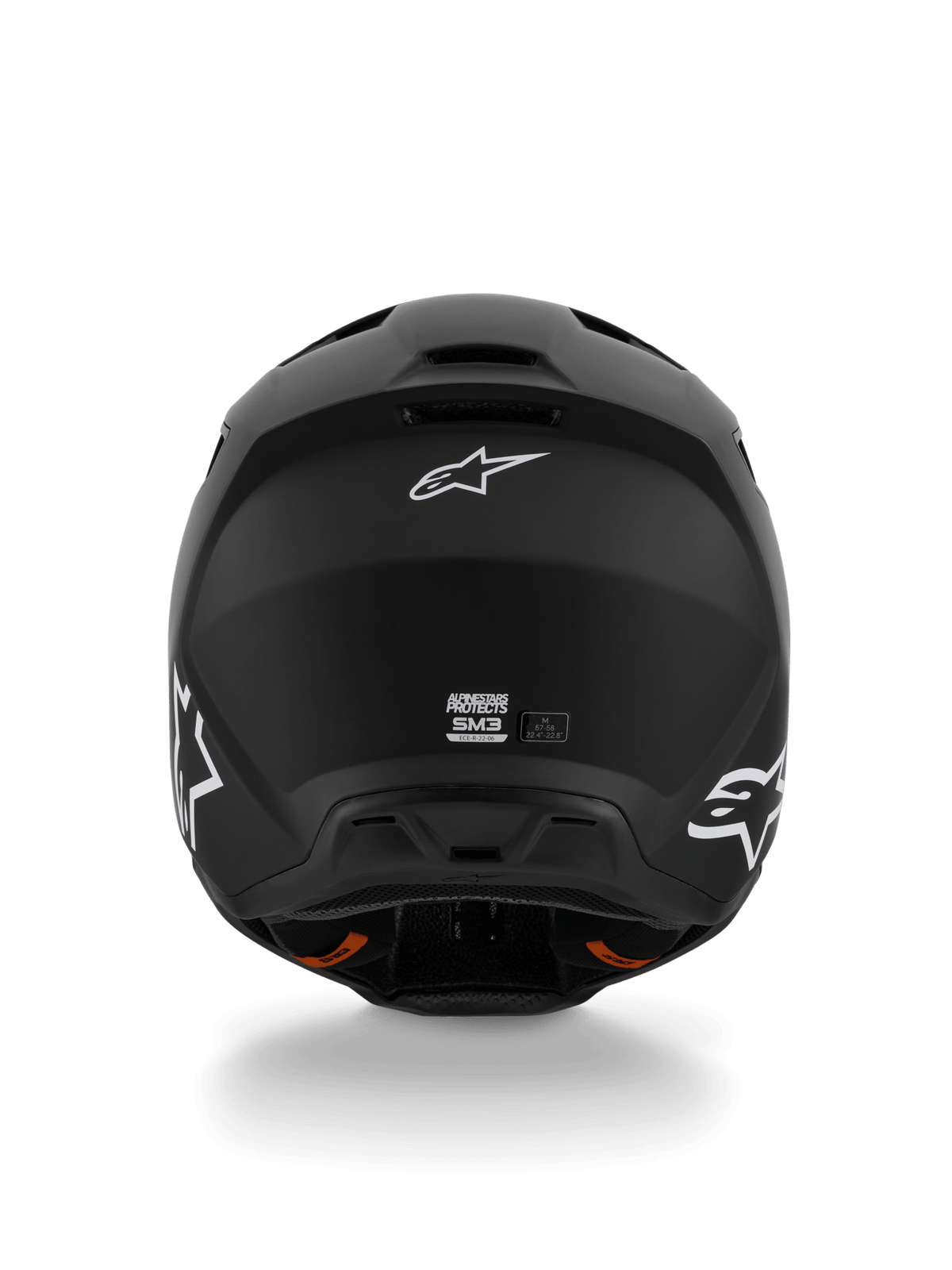 Alpinestars S-M3 Solid Casco de moto ECE 22.06 Negro Mate - MxProStoreParts