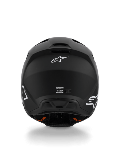 Alpinestars S-M3 Solid Casco de moto ECE 22.06 Negro Mate - MxProStoreParts