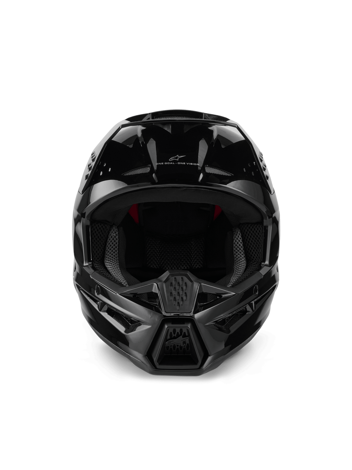 Alpinestars S-M3 Casque Solide ECE 22.06 Noir Brillant - MxProStoreParts