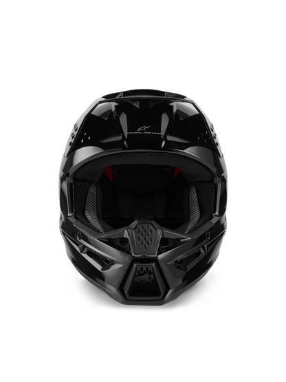 Alpinestars S-M3 Casque Solide ECE 22.06 Noir Brillant - MxProStoreParts