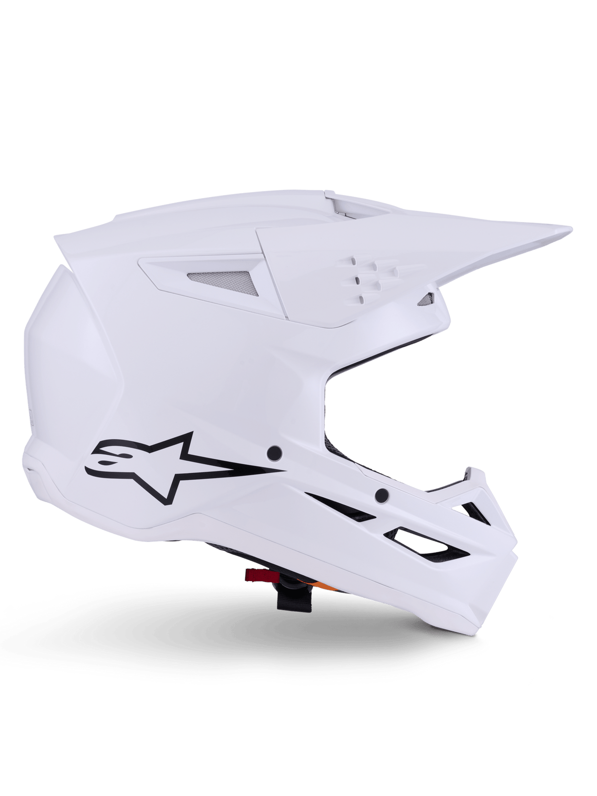 Alpinestars S-M3 Casco Sólido ECE 22.06 Blanco Brillante - MxProStoreParts