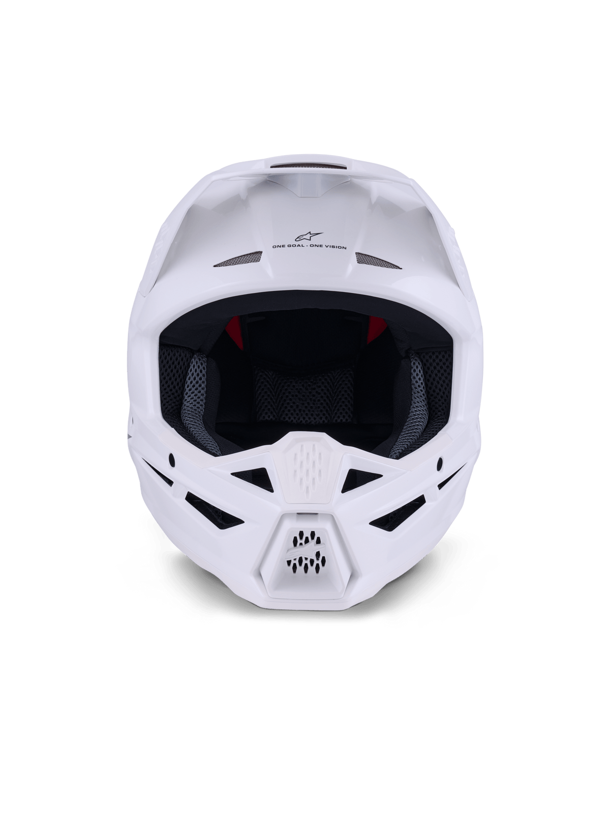 Alpinestars S-M3 Casco Sólido ECE 22.06 Blanco Brillante - MxProStoreParts