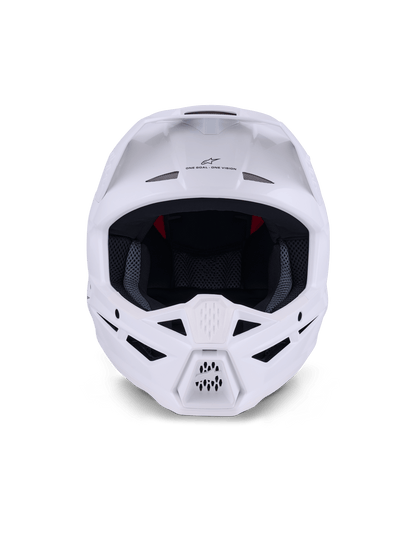 Alpinestars S-M3 Casco Sólido ECE 22.06 Blanco Brillante - MxProStoreParts