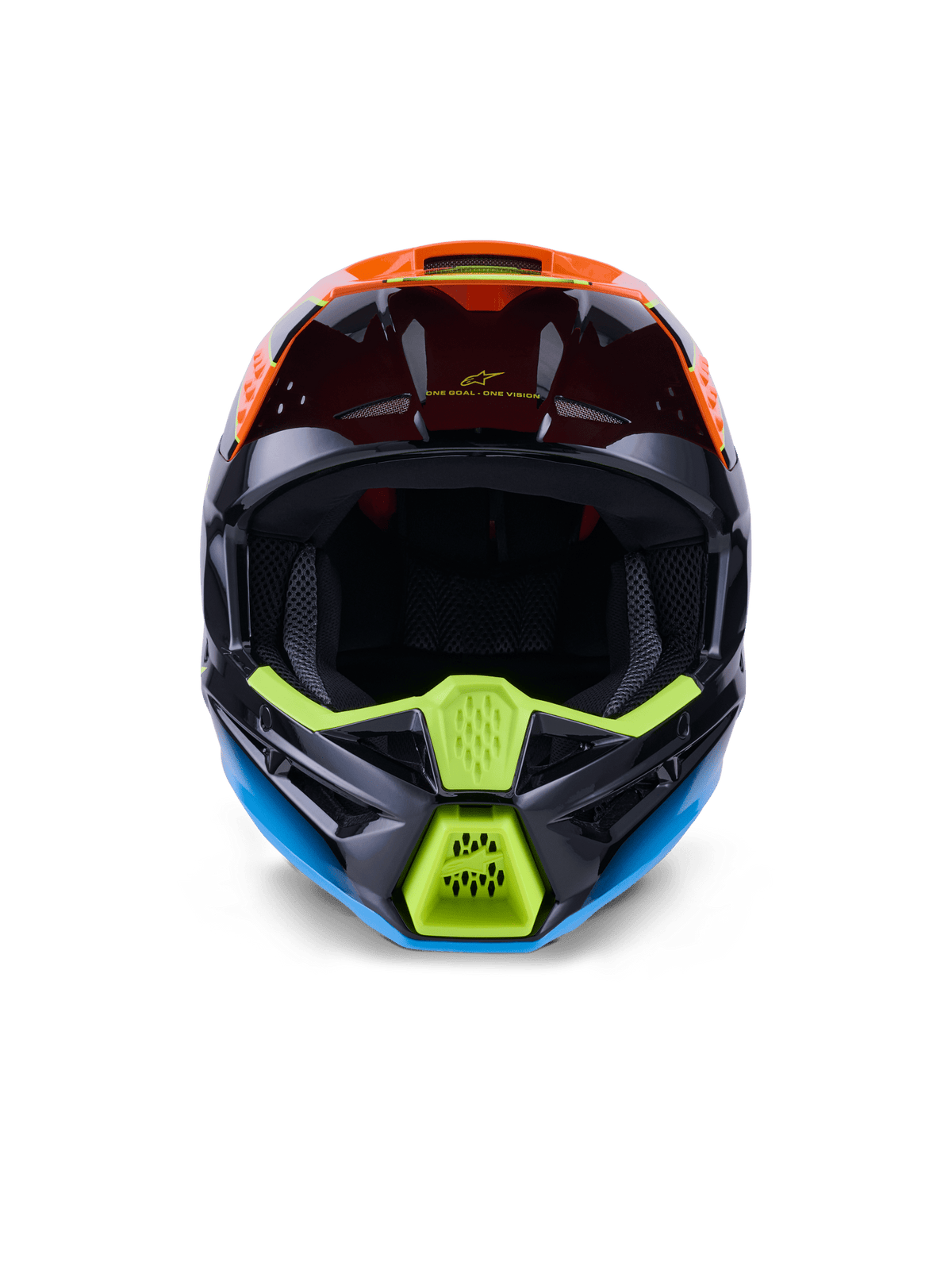 Alpinestars S-M3 Fray Helmet ECE 22.06 Black Orange Yellow - MxProStoreParts