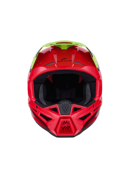 Alpinestars S-M3 Fray Helmet ECE 22.06 Fluo Black Glossy - MxProStoreParts