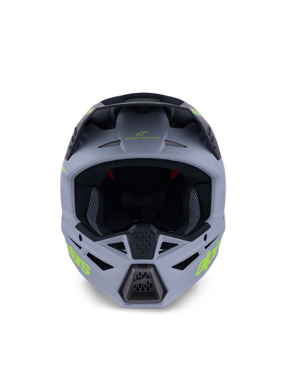 Alpinestars S-M3 Radium Casque Gris Noir Jaune Fl Matt - MxProStoreParts