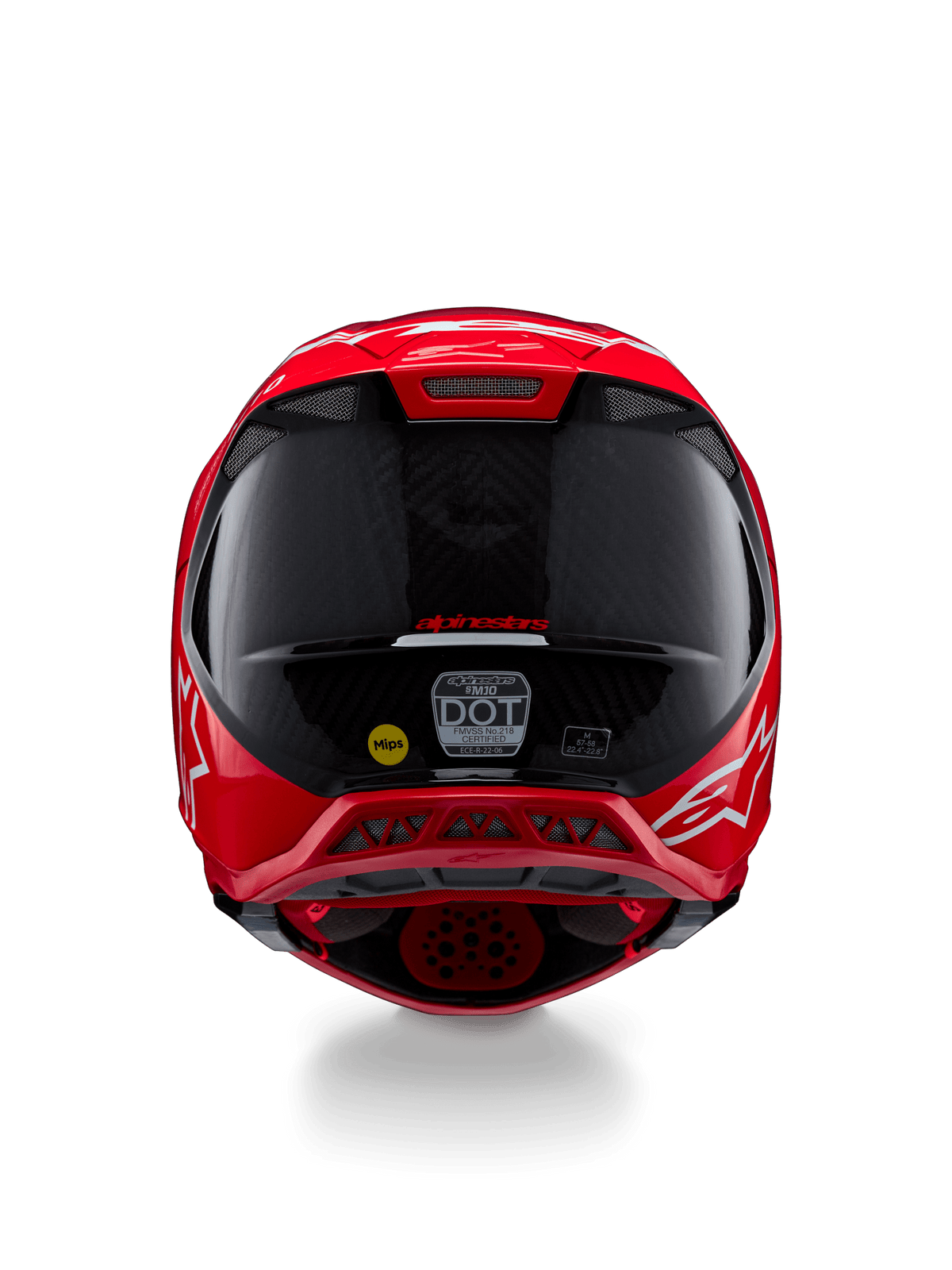 Alpinestars Supertech M10 Flood Helmet ECE 22.06 Fluorescent Red - MxProStoreParts