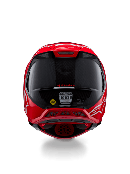Alpinestars Supertech M10 Flood Helmet ECE 22.06 Fluorescent Red - MxProStoreParts