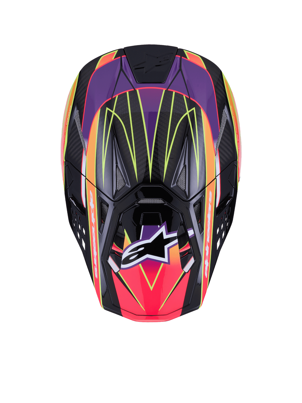 Alpinestars Supertech M10 Era Casque Carbon MIPS Rose Violet Fluo - MxProStoreParts