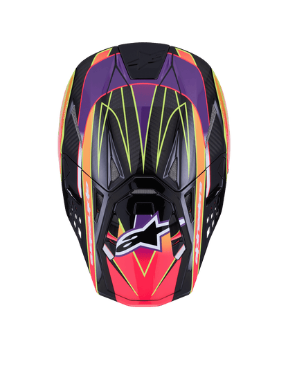 Alpinestars Supertech M10 Era Casque Carbon MIPS Rose Violet Fluo - MxProStoreParts
