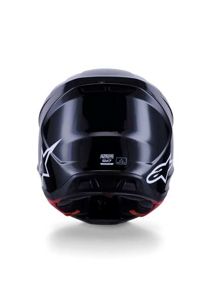 Alpinestars S‑M7 Solid Casco ECE 22.06 Negro Brillante - MxProStoreParts