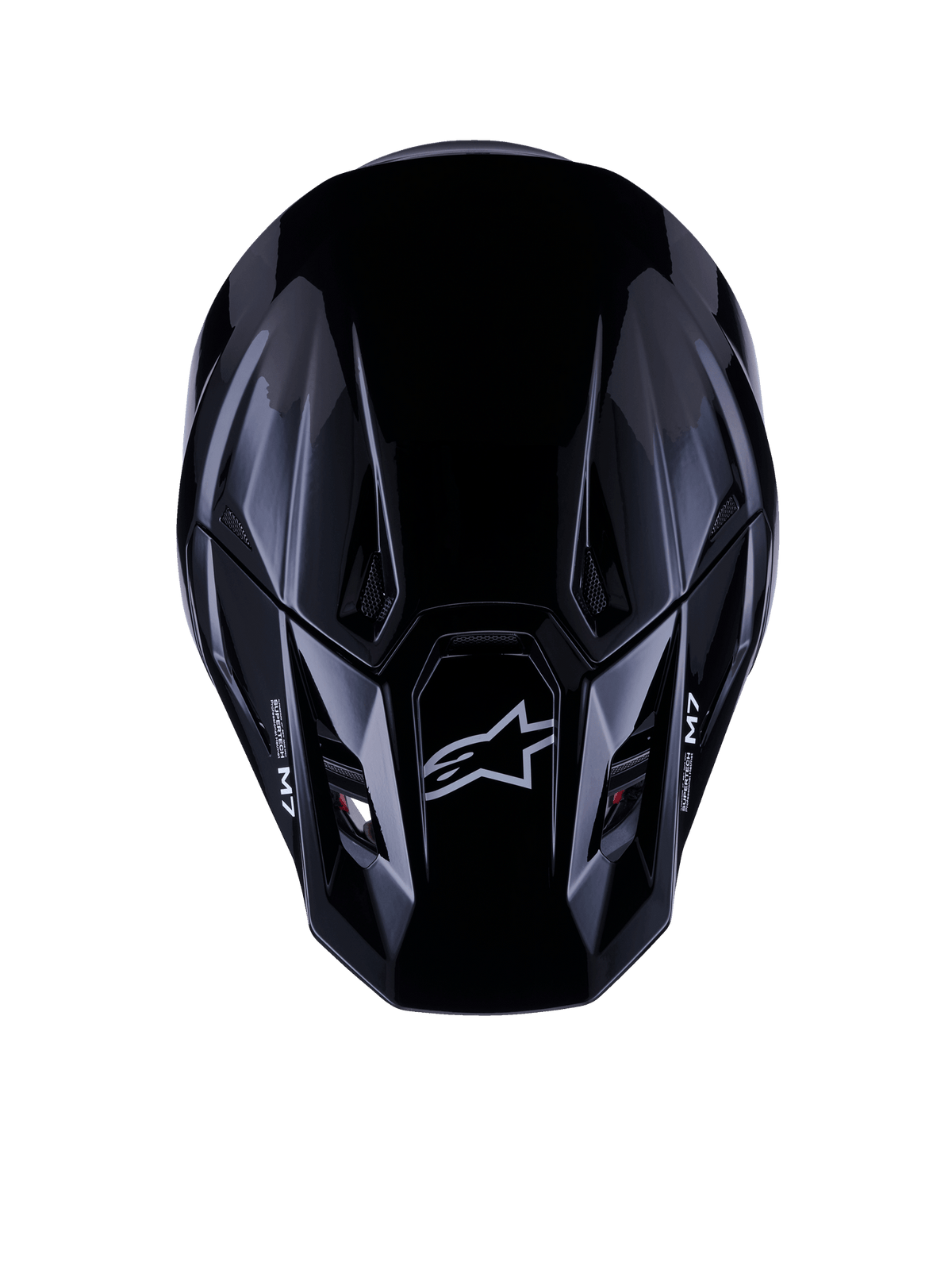 Alpinestars S‑M7 Solid Casco ECE 22.06 Negro Brillante - MxProStoreParts