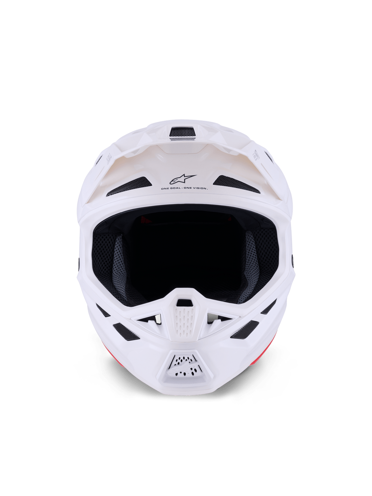 Alpinestars S-M7 Solid Off-Road Helmet Glossy White ECE 22.06 - MxProStoreParts