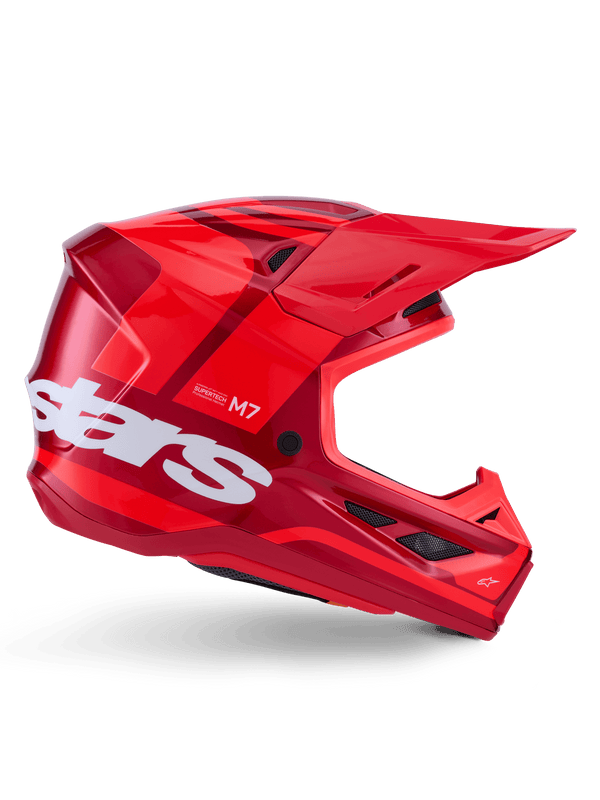 Alpinestars S-M7 Core Casco Off-Road ECE 22.06 Rojo Brillante - MxProStoreParts
