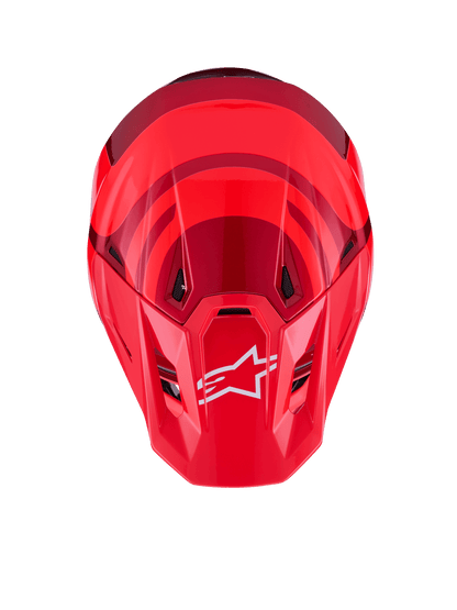 Alpinestars S-M7 Core Casco Off-Road ECE 22.06 Rojo Brillante - MxProStoreParts