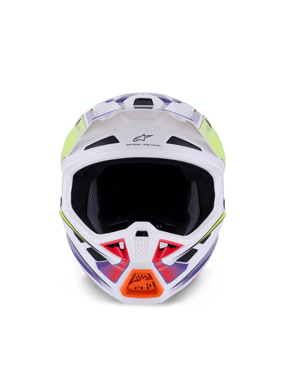 Alpinestars S-M7 Fuse Casque de Motocross ECE 22.06 Brillant - MxProStoreParts