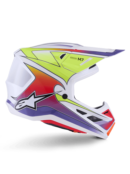 Alpinestars S-M7 Fuse Motocross Helmet ECE 22.06 Glossy