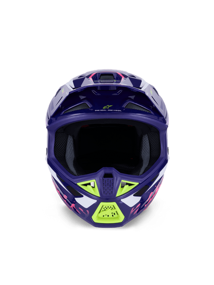 Alpinestars S-M7 Deed Casque Violet Rose Brillant ECE 22.06 - MxProStoreParts