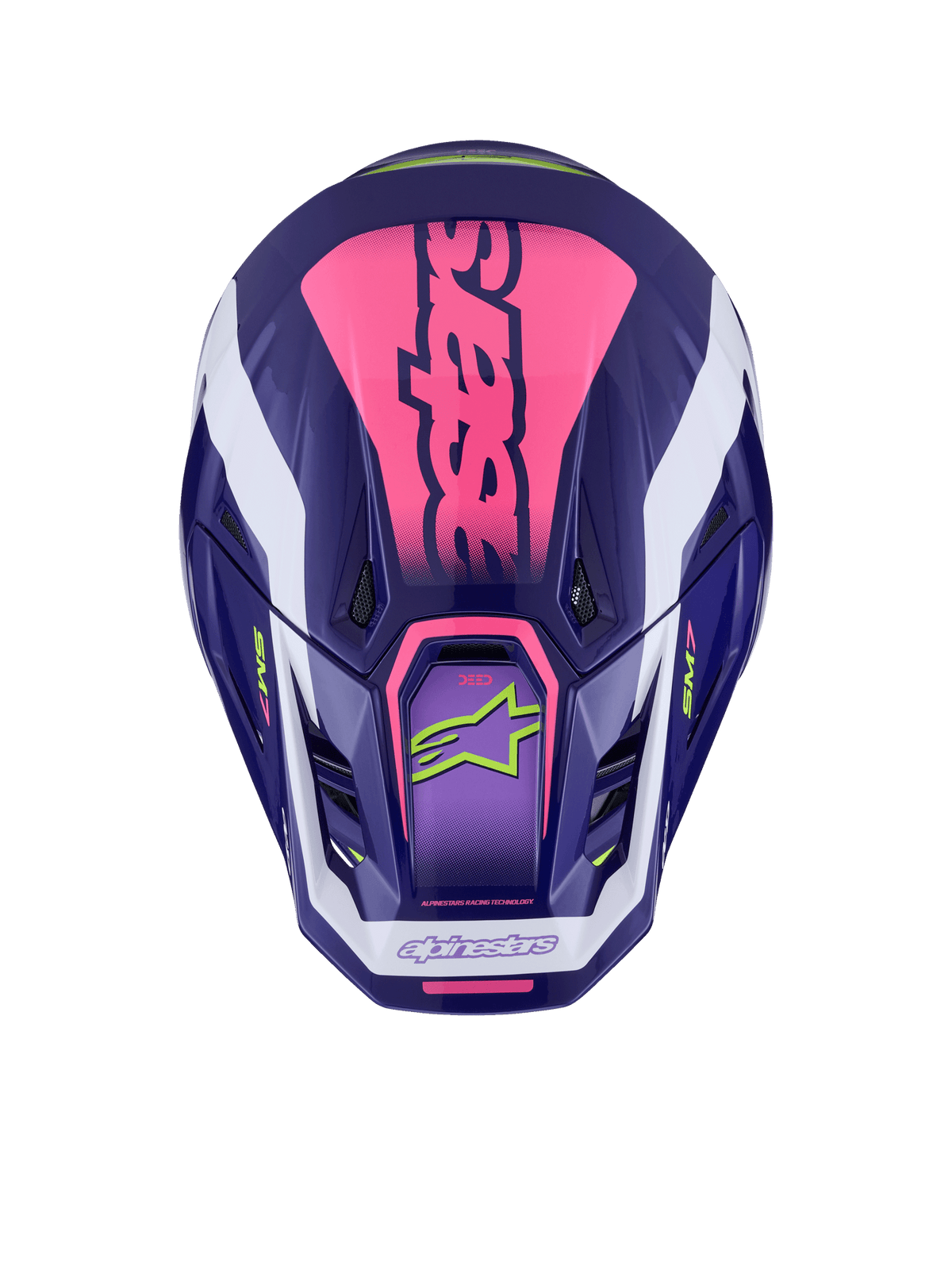 Alpinestars S-M7 Deed Casque Violet Rose Brillant ECE 22.06 - MxProStoreParts