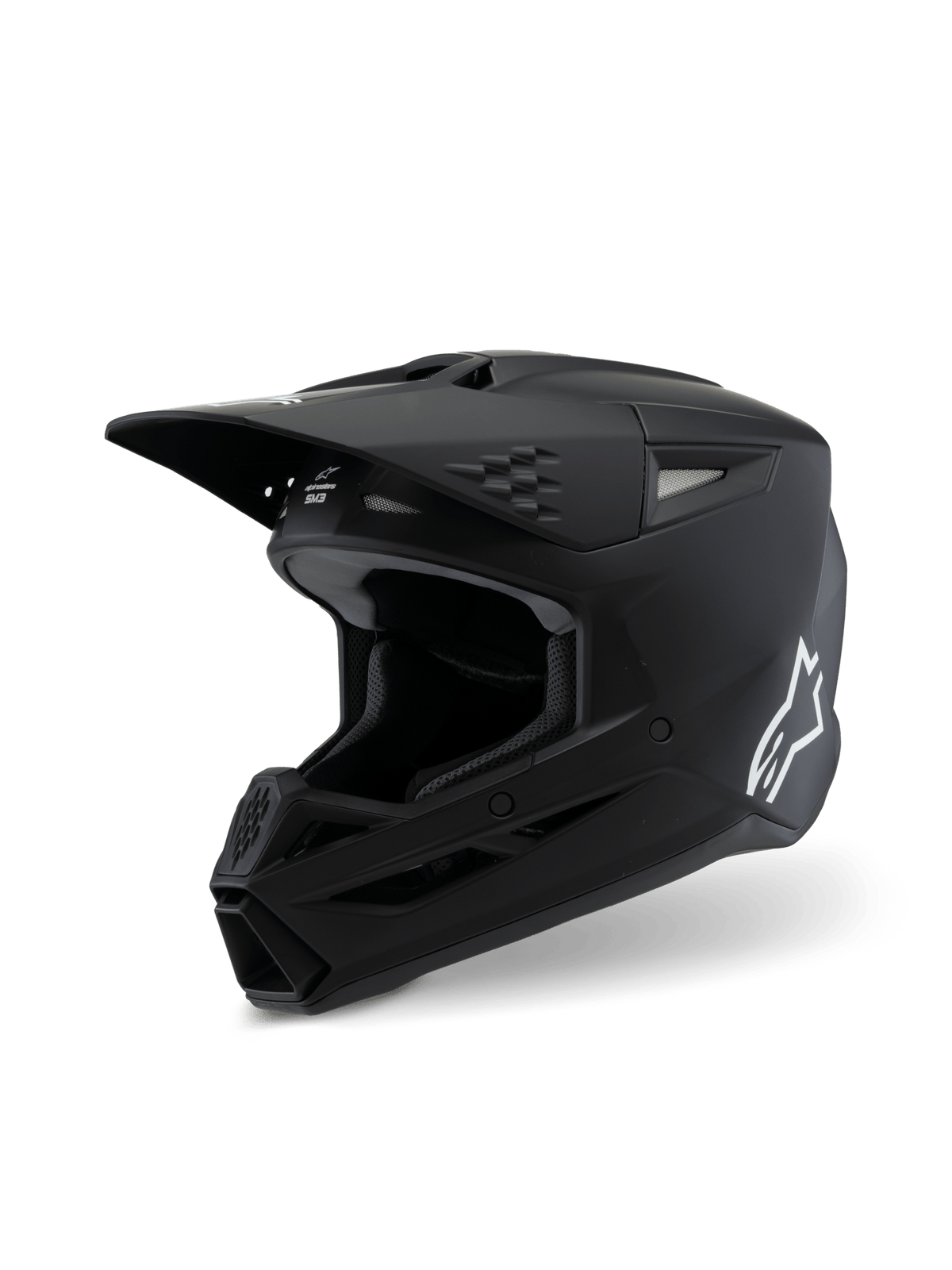 Alpinestars S-M3 Youth Helm Schwarz Matt - MxProStoreParts