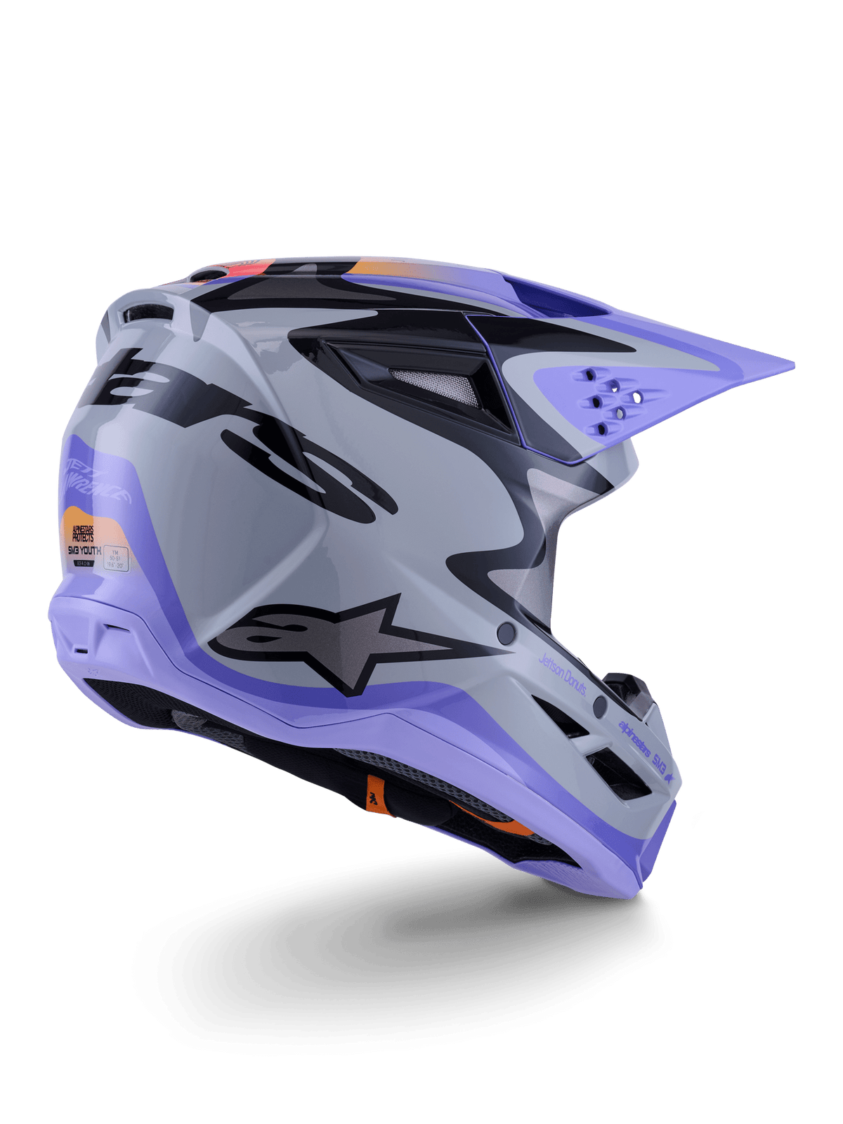 Alpinestars S-M3 Jettson Casque de motocross pour jeunes ECE 22.06 - MxProStoreParts