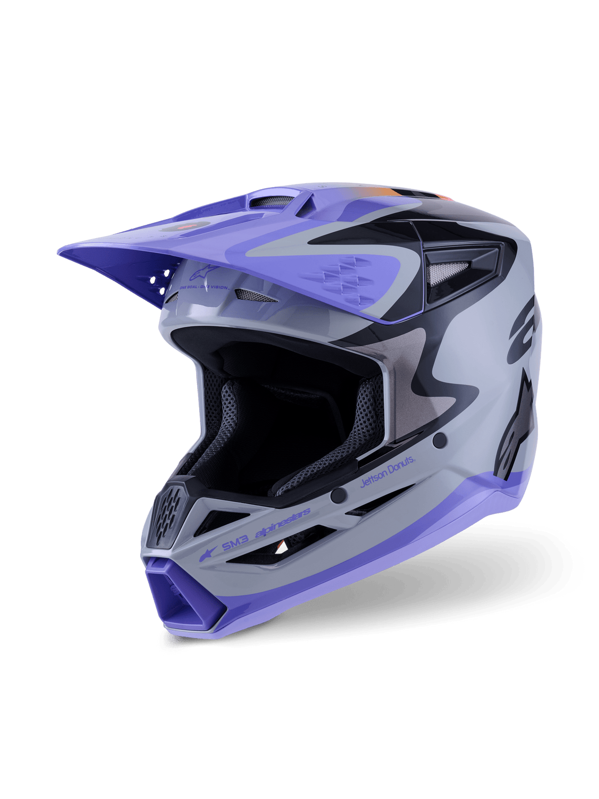 Alpinestars S-M3 Jettson Casque de motocross pour jeunes ECE 22.06 - MxProStoreParts