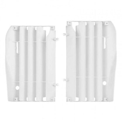 Polisport lamelles de radiateur blanches en plastique Honda CRF 250R 10-13 - MxProStoreParts